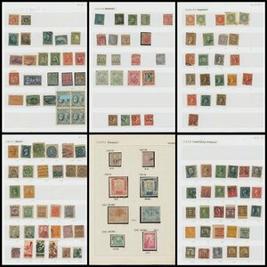 [9032225]南・北アメリカ地域 32か国のカタログコレクション 19世紀～1950年代 切手790枚 内訳：