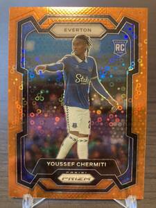 Youssef Chermiti 2023-24 Panini Prizm Base Breakaway Orange Prizm Soccer Premier League EPL