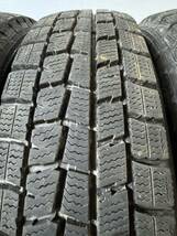 送料無料　A532 2019製 DUNLOP WINTER MAXX 155/80R13 中古　スタッドレスタイヤ 4本セット 7分山_画像4