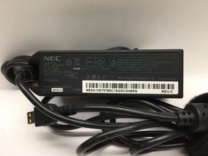 NEC　ACアダプタ　角形　ADLX36NCN2D 12V 3A　メガネケーブル付き　中古動作品