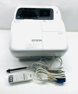 ★中古動作品　超短焦点ビジネスプロジェクター　EPSON EB-685WT　ランプ使用時間2815時間　390時間◆