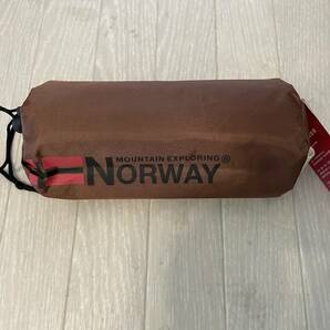 新品 Geographcal NORWAY 完全防水テントマット グランドシート タープ 固定ペグ付き Mサイズの画像2