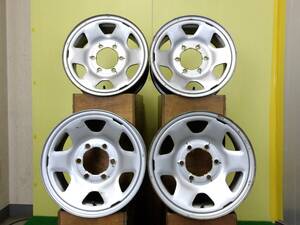 H2335 used 4ps.@ Toyota pure steel 15 x 6J +30 6H 139.7 silver Hiace 100 series Regius Granvia Grand Hiace 