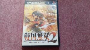 ◎　ＰＳ２　100円均一【戦国無双　２】箱/説明書/動作保証付/2枚までクイックポストで送料185円