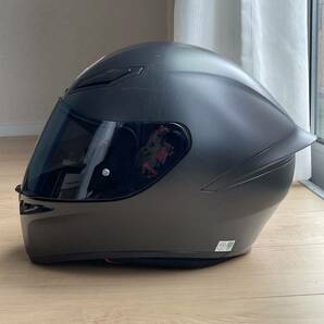 AGV エージーブイ 【 Mサイズ 】 K1 AGV マットブラック アジアンフィット フルフェイスヘルメットの画像3