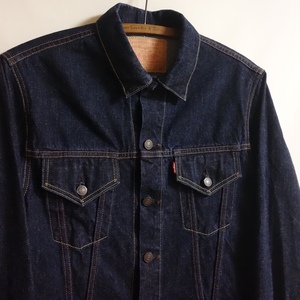 【日本製 LEVI'S 557XX 1962年モデル 40】濃色 毛羽立ち 05年製 70557-XX LVC 3rd サード 復刻 デニムジャケット リーバイス ビッグE