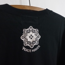 【美品 PEACE MAKER デビルマン コラボ 長袖 Tシャツ XL】ピースメーカー 妖鳥シレーヌ 永井豪 トライバル プリント タトゥー_画像4