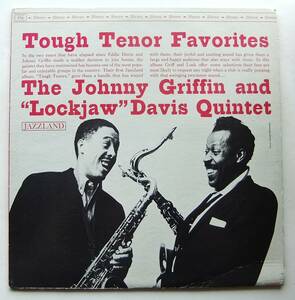 ◆ JOHNNY GRIFFIN and EDDIE LOCKJAW DAVIS Quintet / Tough Tenor Favorites ◆ Jazzland JLP 976 (black:BGP) ◆ W