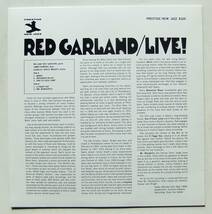 ◆ RED GARLAND / Live ! ◆ Prestige WJC-8326 ◆_画像2