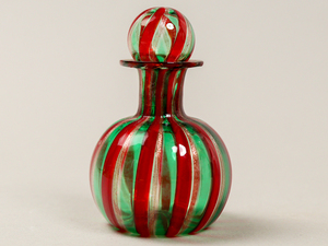 Dn2D ベネチアンガラス ムラノ Murano Glass アートガラス パフュームボトル 飾り瓶
