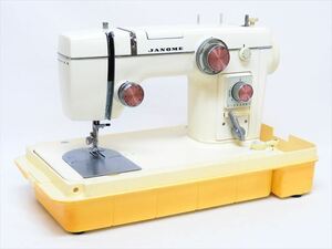 ◆◇JANOME ジャノメ 電動ミシン トピアエース(トピアA) 802型 フットコントローラー欠品 動作未確認/ジャンク扱い◇◆