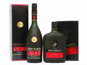 **REMY MARTIN Remy Martin VSOP 2 pcs set 700ml&500ml 40% cognac box attaching **