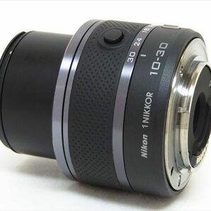 ◆◇ニコン Nikon 1 V2 + 1 NIKKOR 10-30mm F3.5-5.6 VR 標準ズームレンズキット ブラック ミラーレス一眼 バッテリー欠品 動作未確認◇◆の画像5