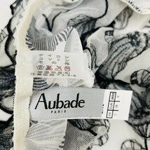 未使用品 Aubade HIRONDELLE ホワイト系 ショーツ ボクサー タグ レディース フランスフェミニン 大人可愛い下着イロンデル総柄 オーバドゥ_画像9