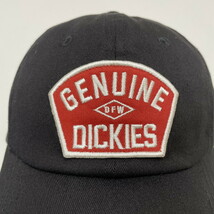 未使用品 Dickies ブラック キャップ メンズレディース カジュアル アメカジ アウトドアキャンプ ゴルフ ジムスポーツ黒 ロゴ ディッキーズ_画像4