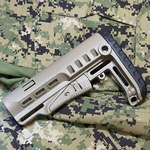 【ORGA】実物 DLG TACTICAL TBS タクティカル ストック DE 新品