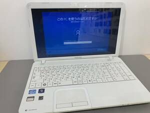 【中古】TOSHIBA dynabook B452/25F　PB45225FSTW　ノートパソコン　初期化済【1円スタート】