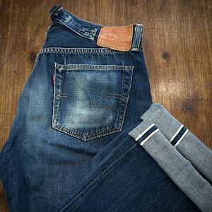 Levi's リーバイス 501XX 37501 1937年モデル復刻 デニムパンツ BigE セルビッチ 赤耳 ボタンフライ 革パッチ サイズW34 L36 日本製 01745