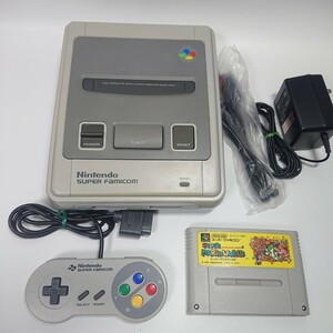 【メンテ済み】スーパーファミコン 本体 コントローラー 任天堂 SFC AVケーブル Nintendo SUPER FAMICOM ACアダプタ