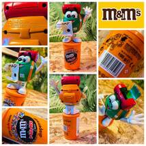 00' vintage M&M's backpacking traveler Chocolate Dispenser◇ビンテージエムアンドエムズディスペンサー◆当時◇advertisingMARS◆美品_画像1