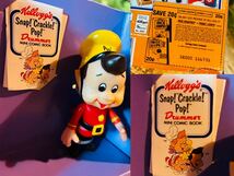 80' vintage Kellogg's RICE KRISPIES DOLL POP! Vinyl Ad Figure◇ビンテージケロッグポップソフビフィギュア◆当時企業アドバタイジング_画像7