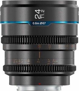 SIRUI Night Walker 24mm T1.2sine lens large diameter manual focus lens (MS24X-G, X mount )