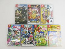 ジャンク品★ニンテンドースイッチ　ソフト7本セット　大乱闘スマッシュブラザーズ　他★未検品 【ゲ-509】_画像1