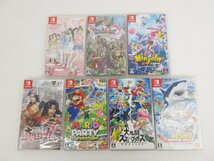 ジャンク品★ニンテンドースイッチ　ソフト7本セット　マリオパーティースーパースターズ　他★未検品 【ゲ-511】_画像1