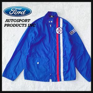 【希少】90s AUTOSPORT PRODUCTS INC. ライダース ジャケット レーシング Camaro FORD フォード カマロ TALONジップ ヴィンテージ