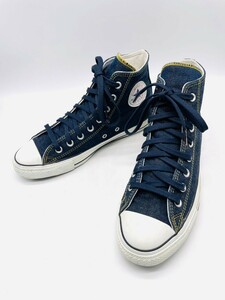 衝撃プライス！『フリーク待望モデル！』【CONVERSE コンバース US HI インディゴ】高級キャンバススニーカー！jp26.5cm！3.14