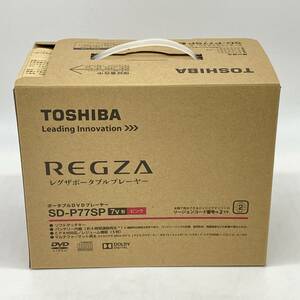 未使用♪ TOSHIBA 東芝 REGZA レグザ ポータブルDVDプレーヤー 7v型 SD-P77SP ピンク
