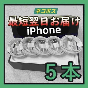 5本1m iPhone 充電器 ライトニングケーブル 新品 ライトニングケーブル データ転送ケーブル 品質 データ転送ケーブル 白 新品 デ(2WY)の画像1