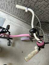 引き取りまた落札者手配　女の子自転車ハローキティ自転車18センチ美品　引き取りまた落札者が配送手配　サンリオ_画像7