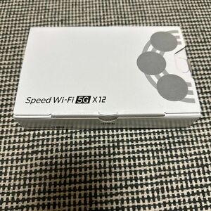 【新品未使用】NEC Speed Wi-Fi 5G X12 アイスホワイト