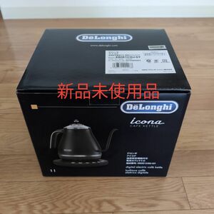 【新品未使用品】デロンギ アイコナ 温度設定機能付き 電気カフェケトル KBOE1230J-GY