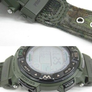 k70663-ap [送料650円]中古◇CASIO PROTREK カシオ プロトレック PRW-2500B-3 電波ソーラー カモフラージュ メンズ 腕時計 [155-240324]の画像8