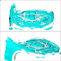 BMW G80 M3 G82 G83 M4 2021以降ドライカーボンファイバー　エンジンストラットブレースタワーバー_画像3