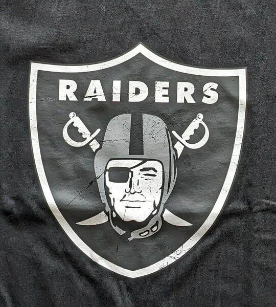 新品 RAIDERS Tシャツ 未使用 レイダース NFL オフィシャルグッズ Lサイズ ブラック