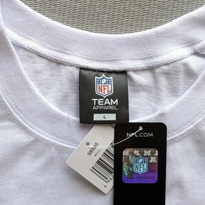 新品 RAIDERS Tシャツ 未使用 レイダース NFL オフィシャルグッズ ホワイト 白 Lサイズの画像3