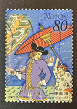 chkt715　使用済み切手　日蘭交流400周年記念_画像1
