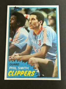 NBA 81-82 TOPPS #W93 Phil Smith　※コンディション注意