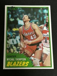 NBA 81-82 TOPPS #36 Mychal Thompson　※コンディション注意