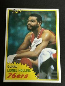 NBA 81-82 TOPPS #31 Lionel Hollins　※コンディション注意