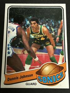 NBA 79-80 TOPPS #6 Dennis Johnson　※コンディション注意