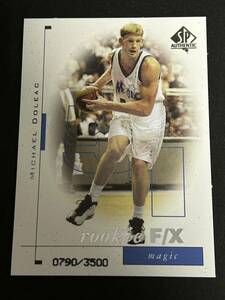 NBA 98-99 SP AUTHNTIC #102 Michael Doleac 3,500枚限定シリアルナンバー入り　ルーキーカード