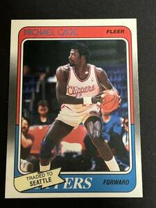 NBA 88-89 FLEER #62 Michael Cage　※コンディション注意