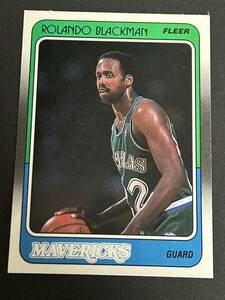 NBA 88-89 FLEER #28　Rolando Blackman　※コンディション注意