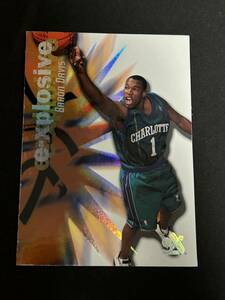 NBA 99-00 E-X E-XPLOSIVE #2XP Baron Davis 1,999枚限定シリアルナンバー入り　※コンディション注意