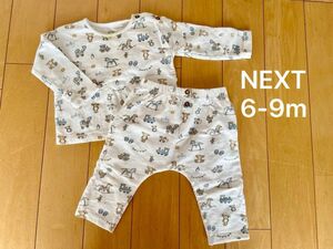 ◆ユニセックス◆NEXT ベビー服 6-9m セットアップ ベビーパジャマ 子供用パジャマ 子供服 パジャマ 長袖 ネクスト