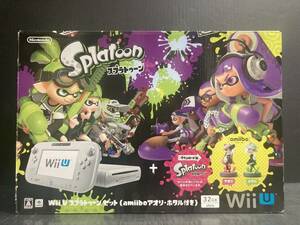 □【ジャンク】WiiU スプラトゥーンセット [WUP-101(01)] ※amiibo欠品